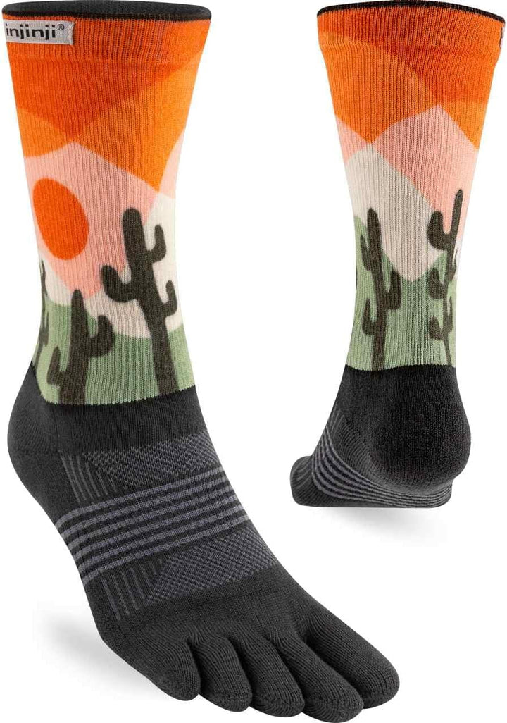 Injinji Zehensocken ARTIST DESIGNED WOMEN'S MINI-CREW SUNRISE M/L