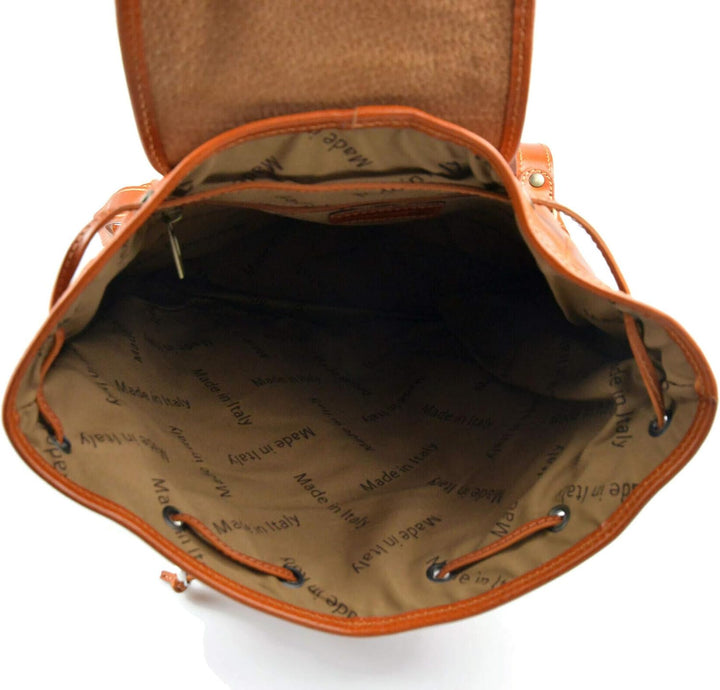 Rucksack leder honig rucksack damen herren reisetasche kalbsleder rucksack leder rucsack schulrucksa