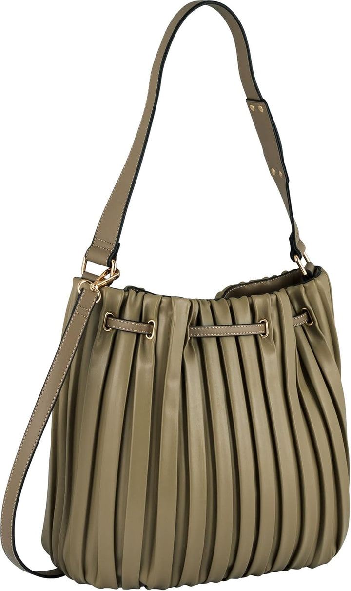 Gabor Damen Imani Schultertasche (Beutel) 34 x 15 x 26 (LxBxH) Light Khaki, 34 x 15 x 26 (LxBxH) Lig