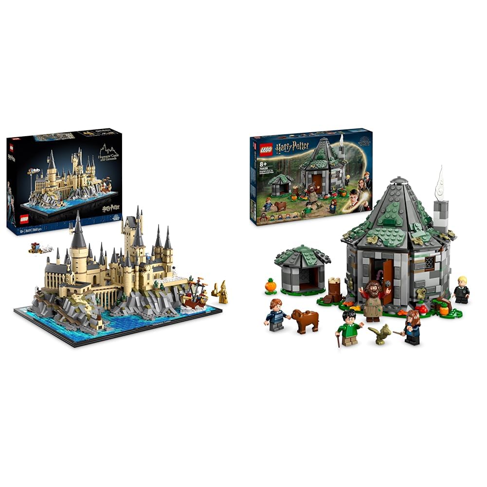 LEGO Harry Potter Schloss Hogwarts mit Schlossgelände & Harry Potter Hagrids Hütte: EIN unerwarteter
