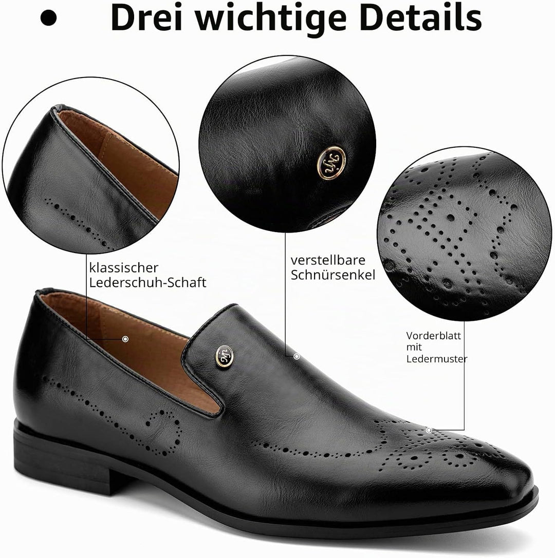 MEIJIANA Herren Mokassins Klassische Herren Anzug Schuhe Elegante Schuhe Leder Sommer Freizeitschuhe