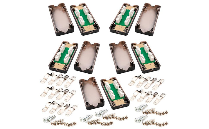 BIGtec CAT.7 LSA Verbinder 5 Stück Connection Box für Verlegekabel Netzwerkkabel Verbindungsmodul Ve