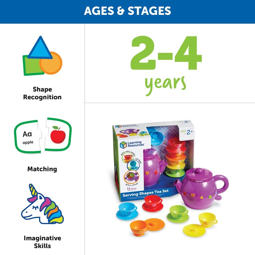 Learning Resources Tee-Set „Geometrische Formen“