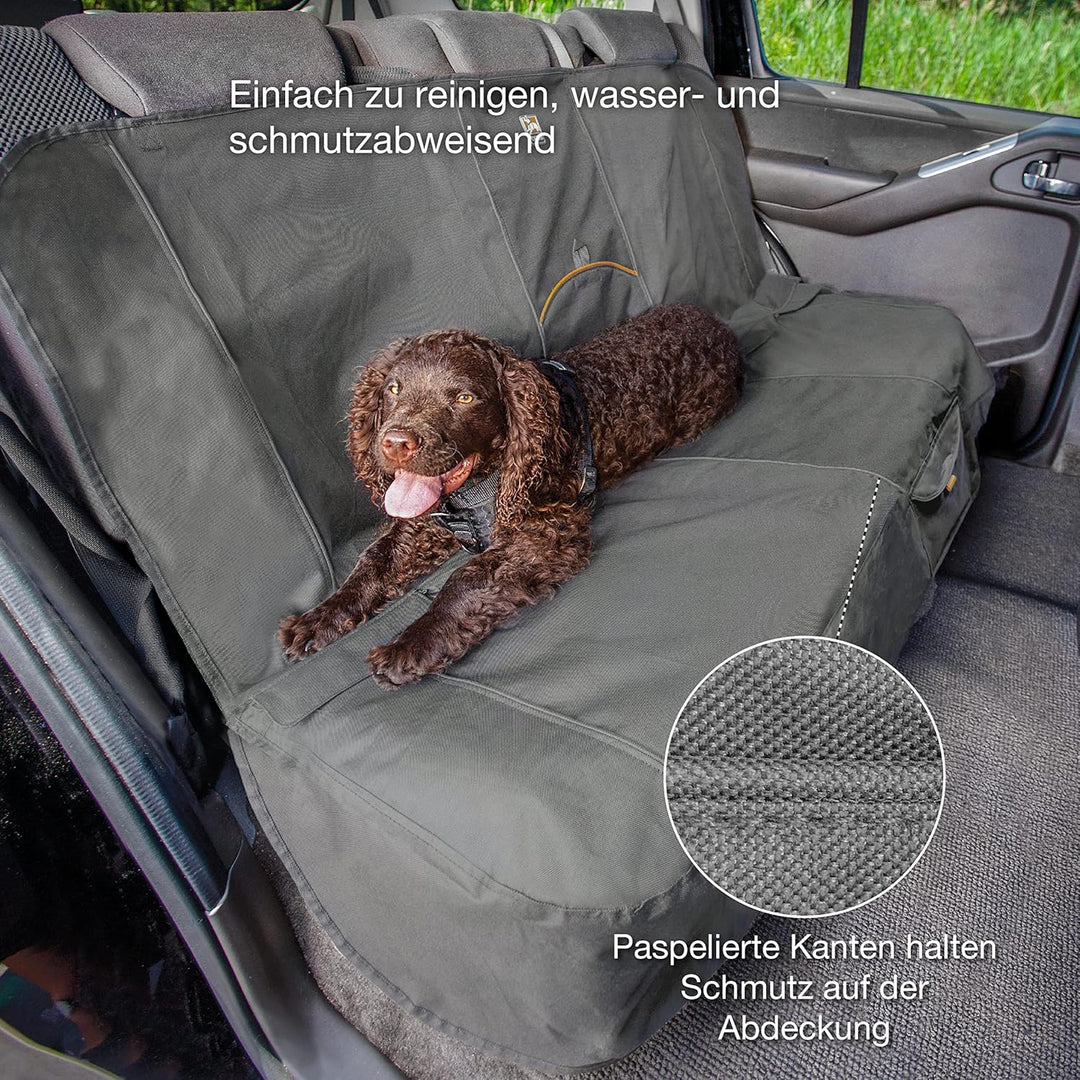 Kurgo Wander Rücksitz-Autoschondecke für Hunde, Wasser- und schmutzabweisend, Universelle Passform,