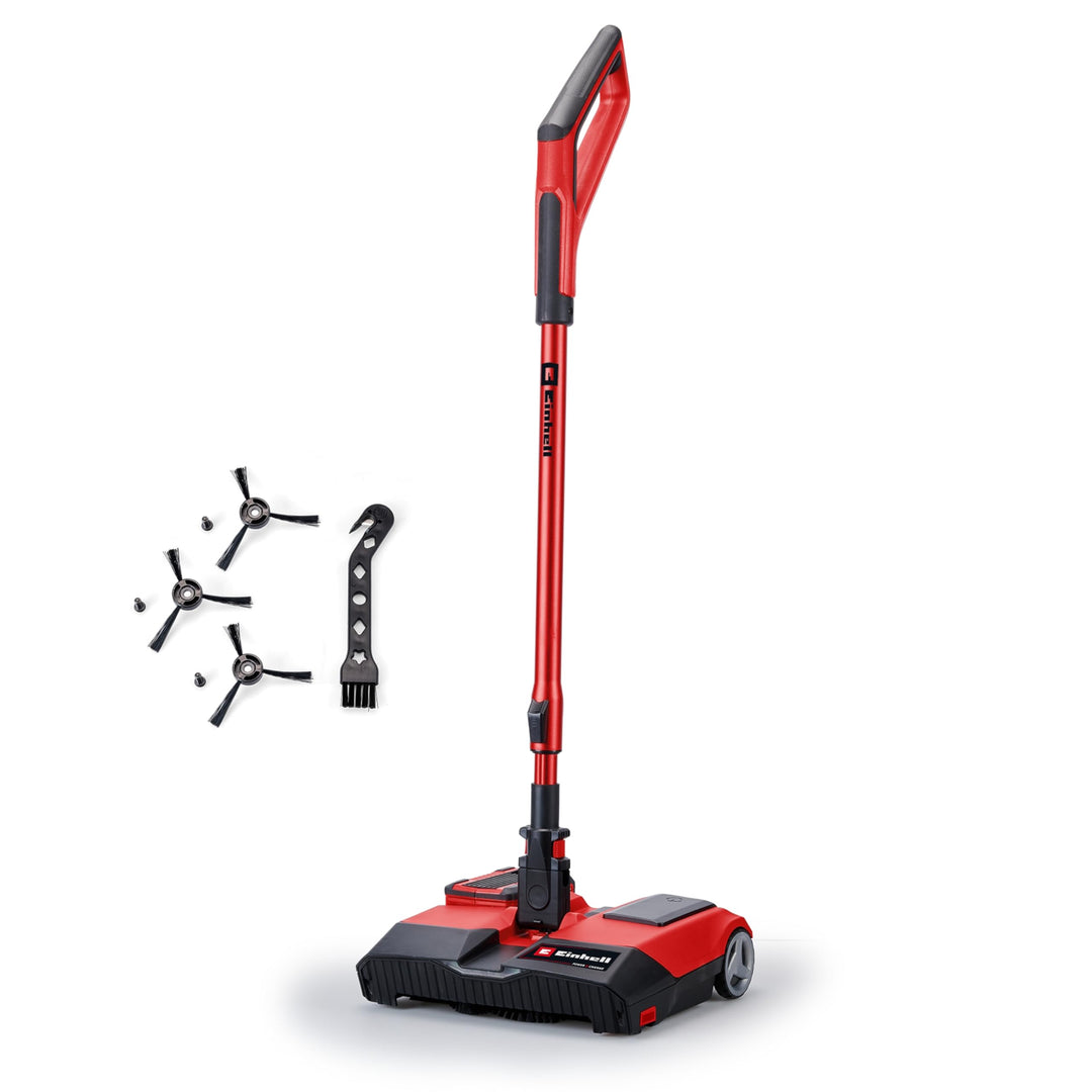 Einhell Akku-Besen TE-FS 18 Li-Solo | PXC | 18 V | 250-mm-Kehrwalze | Reinigungslippe | beutellos |
