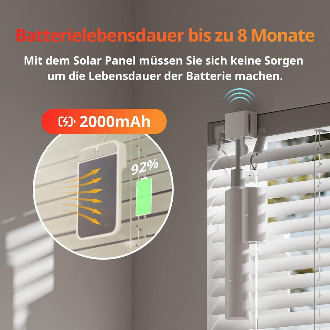 SwitchBot Blind Tilt Motorisierter Jalousie-Motor - Elektrischer Jalousie-Motor mit Bluetooth-Fernbe