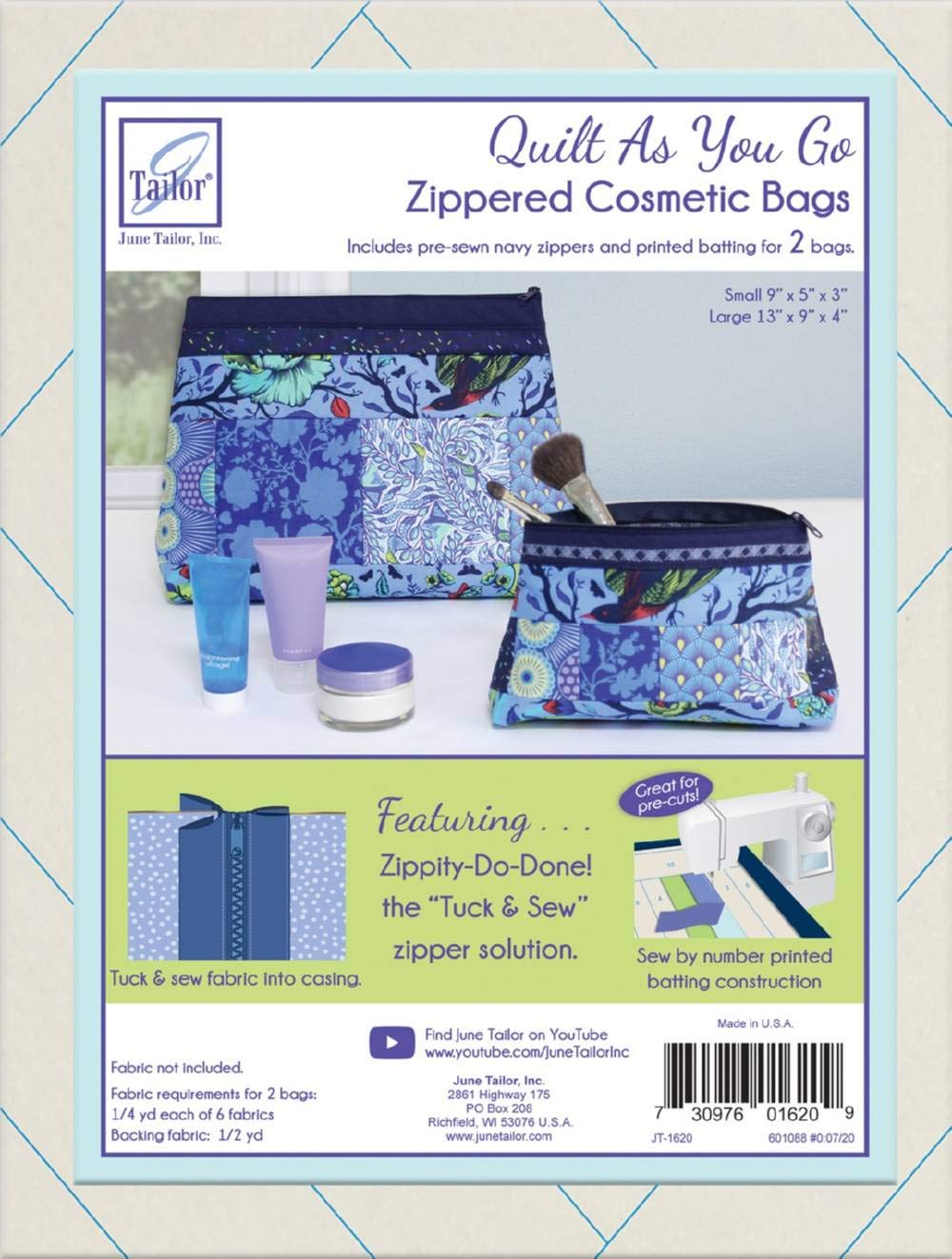 Zippity Do Done Kosmetiktaschen, Reissverschluss, Marineblau, 2 Stück