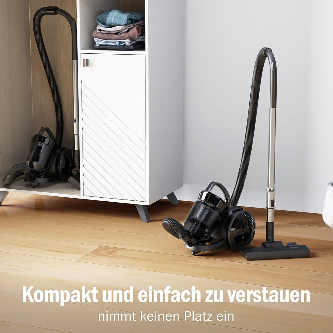 OYLCDI Beutelloser Bostaubsauger ohne Beutel,1600W Staubsauger|70dB|Bodenstaubsauger|HEPA Filter Bod