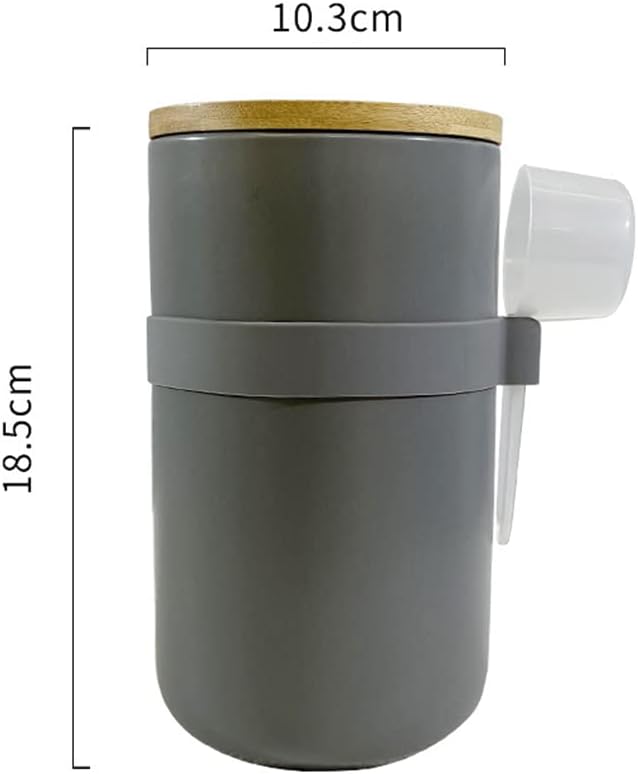 1000ml/34 oz Vorratsdosen Keramik, Teedose Kaffeedose mit Löffel und deckel, aufbewahrungsdosen küch