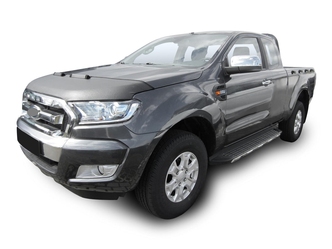 AB3-00042 Bonnet Auto BRA kompatibel mit Ford Ranger 2015-2022 Haubenbra Steinschlagschutz Tuning Au