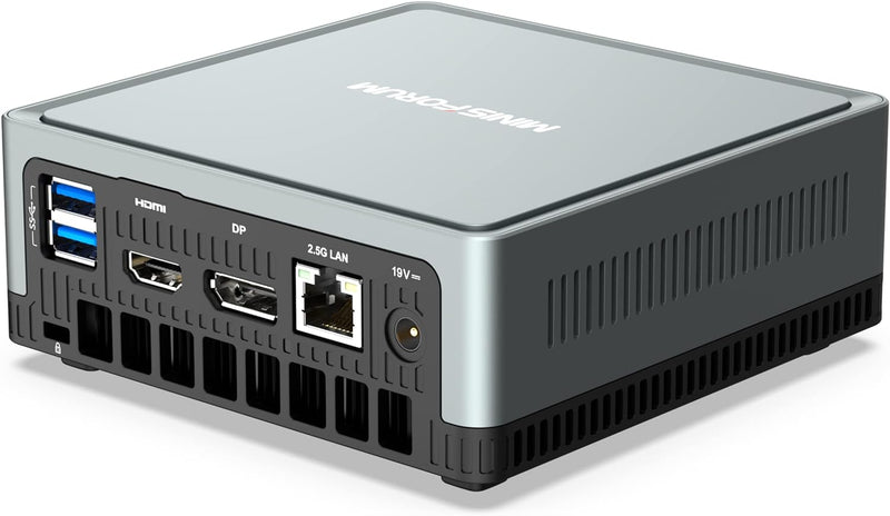 MINIS FORUM Mini PC UM700,AMD Ryzen 7 3750H 4-Kern-CPU 16 GB DDR4/512 GB SSD Mini Desktop Computer,H