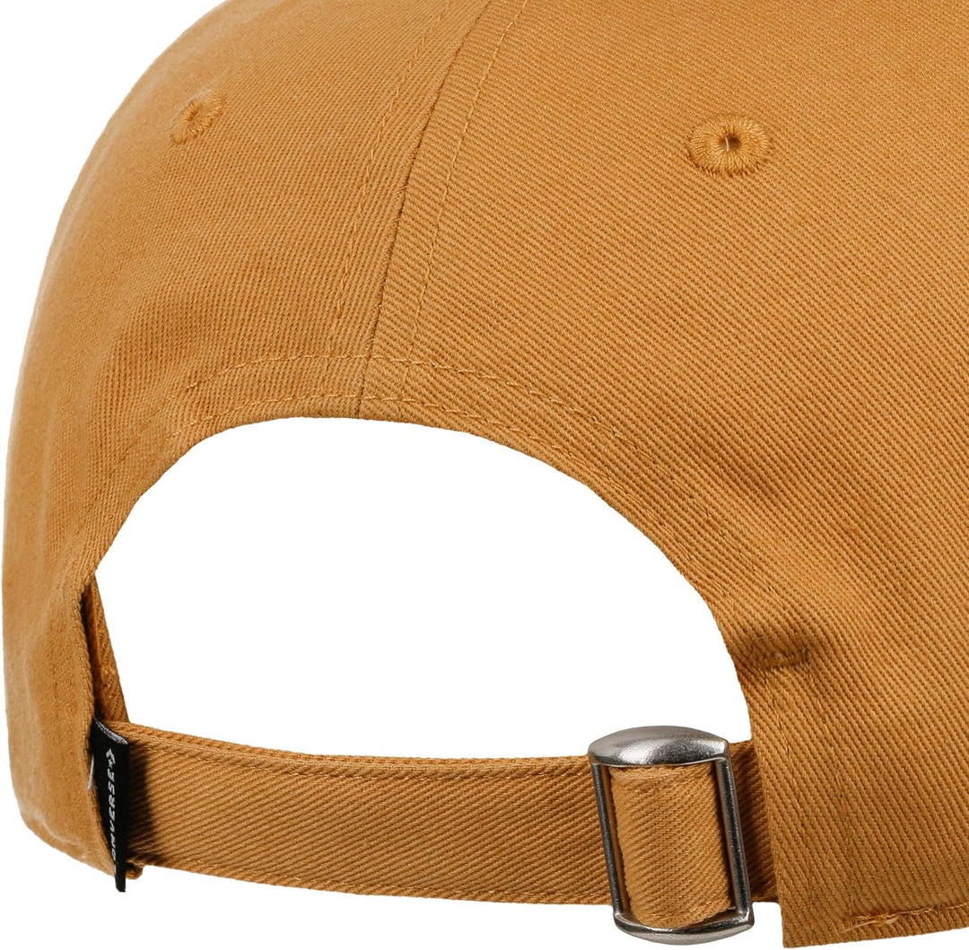 Converse Mütze Kappe Core Classic Baseball Cap Basecap Baumwollcap Metallschnalle, Pastellgelb