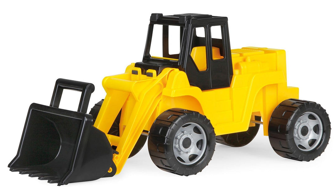 Lena 02048 - Starke Riesen Schaufellader, Radlader ca. 64 cm, Giga Truck in gelb und schwarz, Ladesc