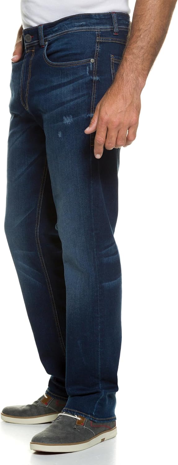 JP 1880 Herren grosse Grössen Übergrössen Menswear L-8XL Jeans, FLEXNAMIC®, Denim, Straight Fit 7228