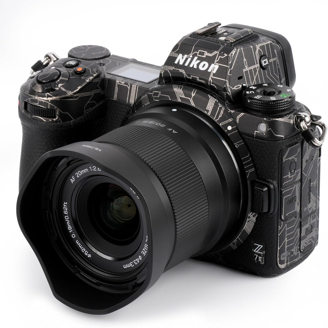 VILTROX 20mm F2,8 f/2,8 Z-Mount Kamera Objektiv Vollformat Ultraweitwinkel Autofokus Objektiv, Kompa