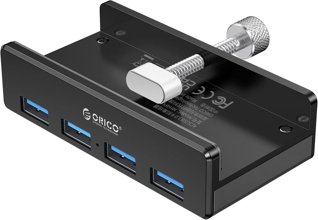 USB 3.0 Hub 4 Port, ORICO Aluminium SuperSpeed Datenhub Mit Extra Netzteilanschluss Port für Desktop