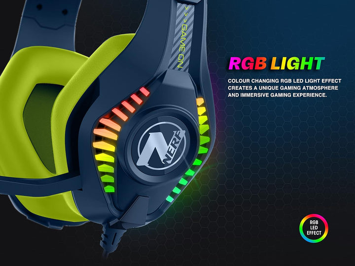 OTL Technologies NF0977 Nerf Pro G5 Gaming Kopfhörer blau