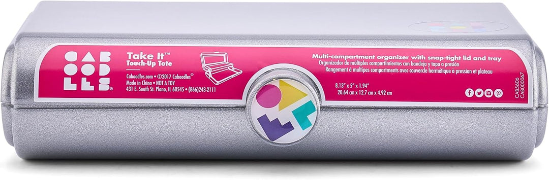Caboodles Take-It Tote Silberfarbenes Glitzer., Silberfarbenes Glitzer.