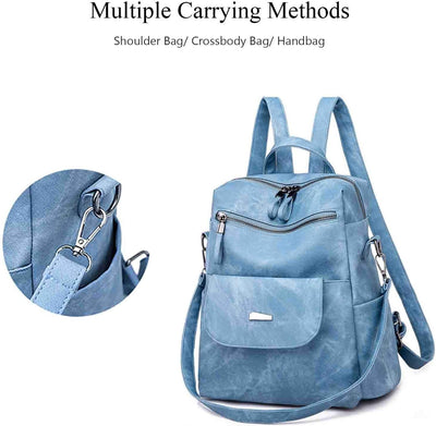 Damen Rucksack Schultasche Wasserdicht Handtasche Frauen Umhängetasche Pendler Schulrucksack Mädchen