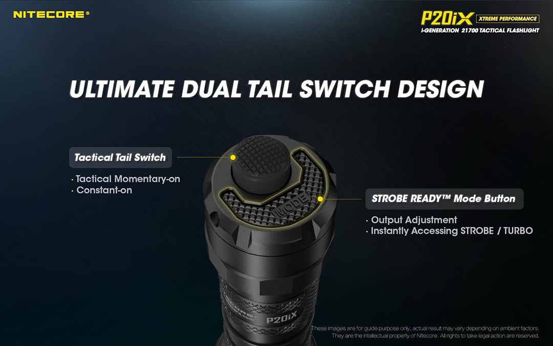 Nitecore P20iX - 4000 Lumen, integrierte Ladefunktion, inkl. Li-Ion Akku Single, Single