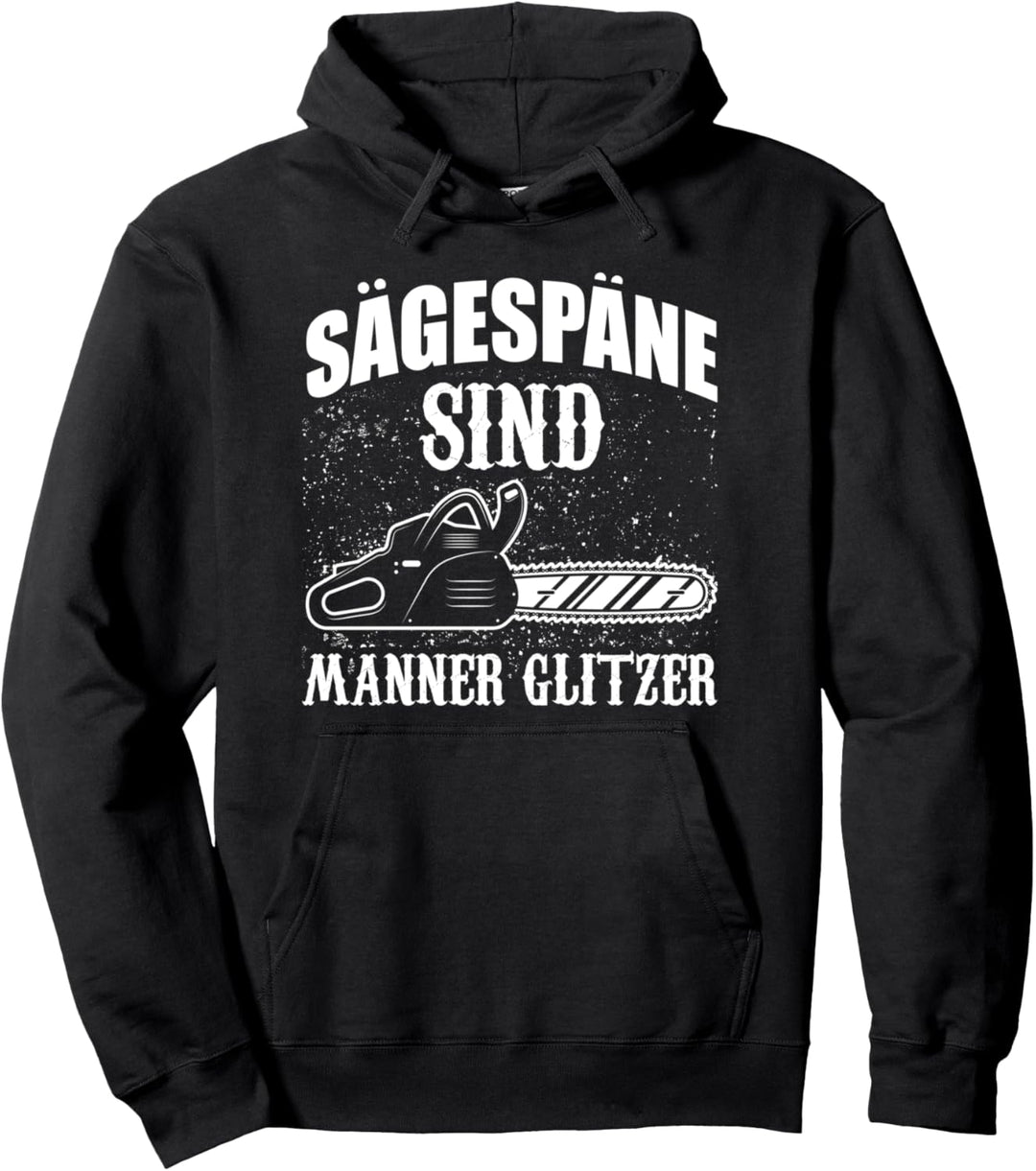 Sägespäne sind Männer Glitzer Pullover Hoodie