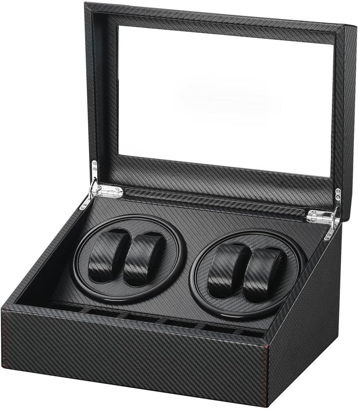 LINGFANSTORE Automatische Uhrenbeweger Box,luxuriöser Uhrenbeweger,Uhrengehäuse mit leisem Mabuchi M