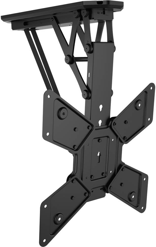 HL12M Klappbarer Motor. TV-Deckenhalter schwarz, schwarz