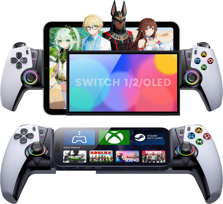 Bluetooth Handy Controller für PS Remote Play, Smartphone Controller für iPhone/Android mit Hall-Eff