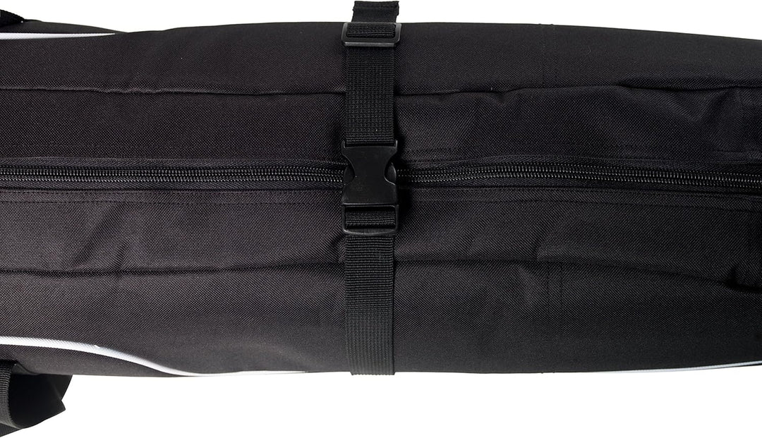 Athletico Diamond Trail Gepolsterte Skitasche - Einzel Ski-Reisetasche zum Transport von Skiern Schw