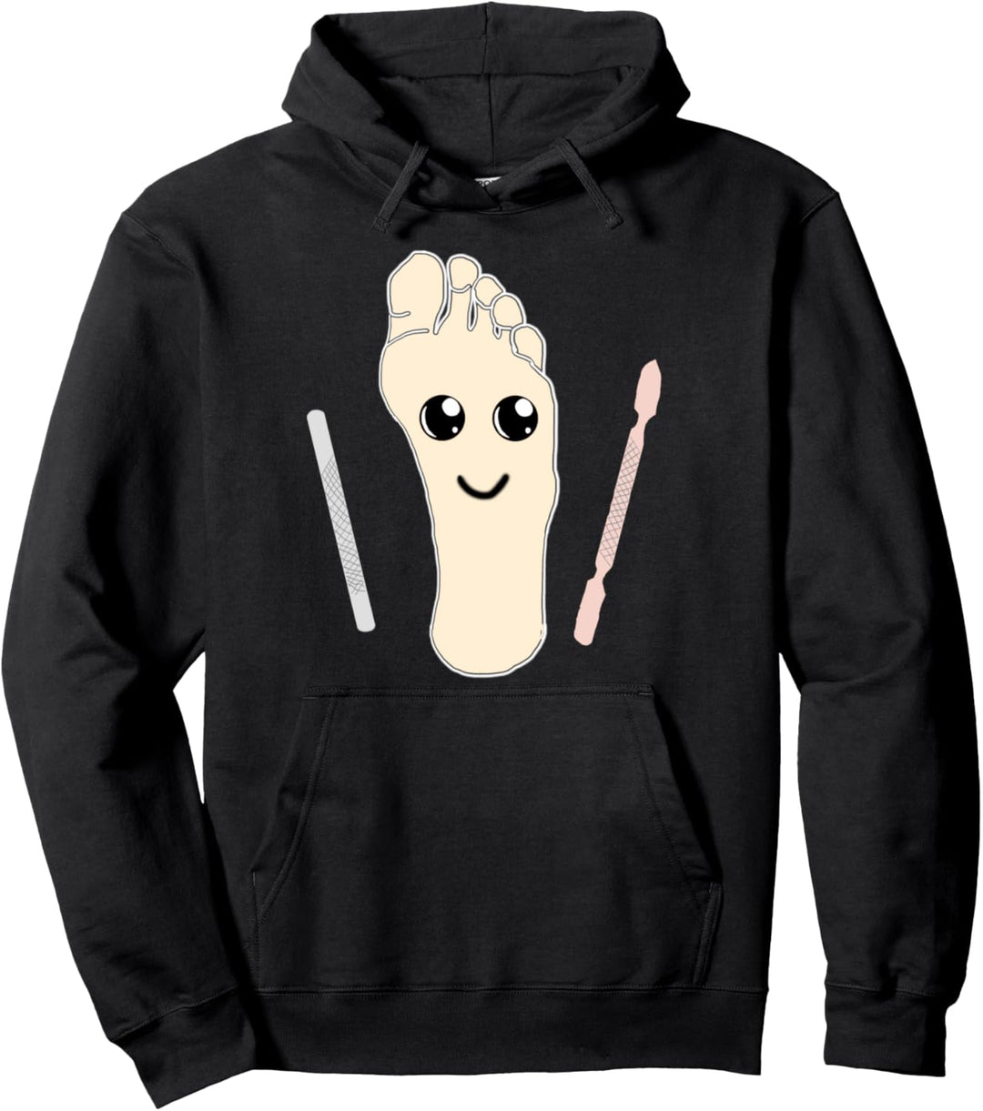 Süsser Fuss Fusspflege Pediküre Podologe Fussnägel Nagelstudio Pullover Hoodie