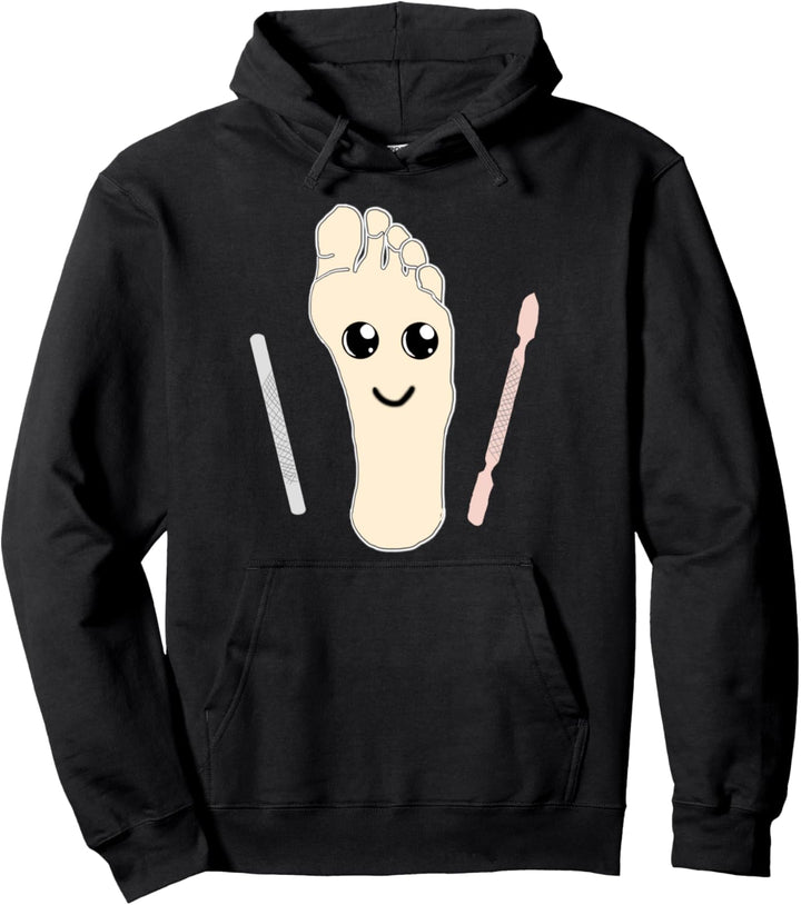 Süsser Fuss Fusspflege Pediküre Podologe Fussnägel Nagelstudio Pullover Hoodie