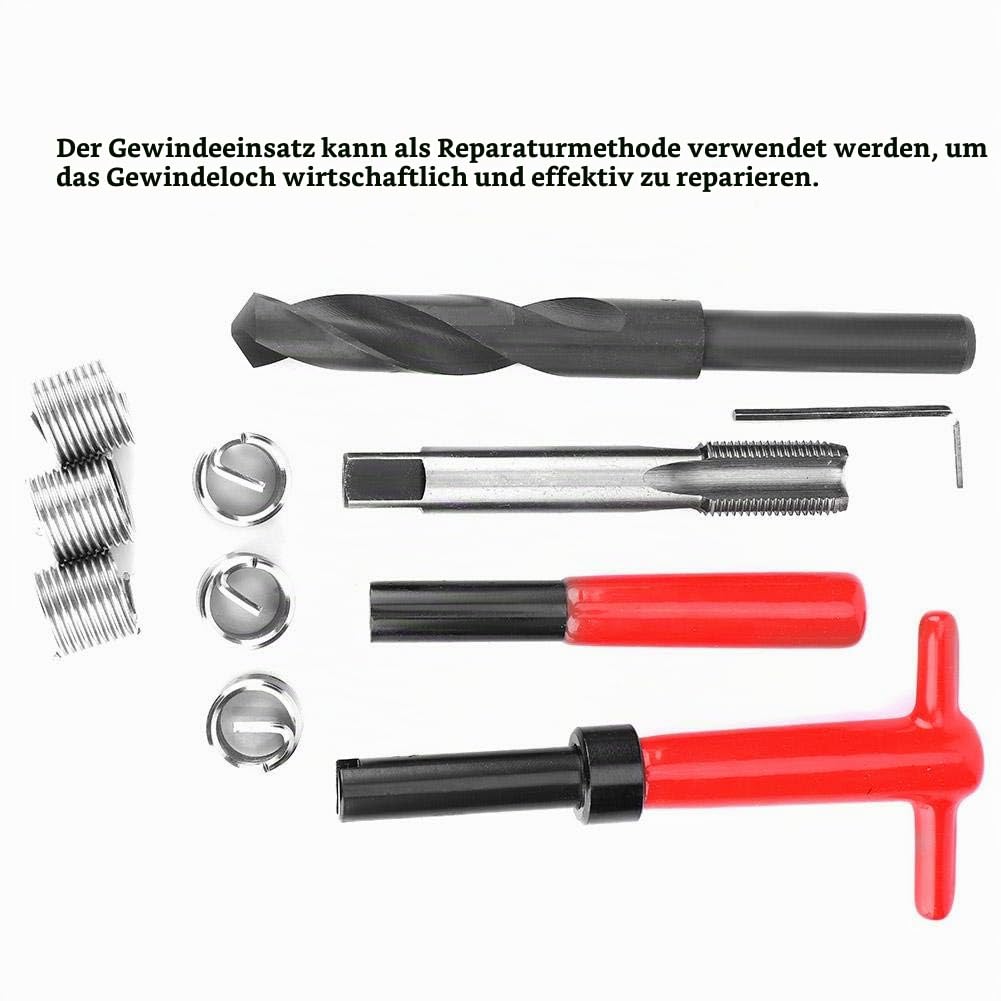 11 Stücke M16x1,5 Gewindereparatursatz Gewindehülse Gewindereparatursatz Edelstahl Innengewinde Repa