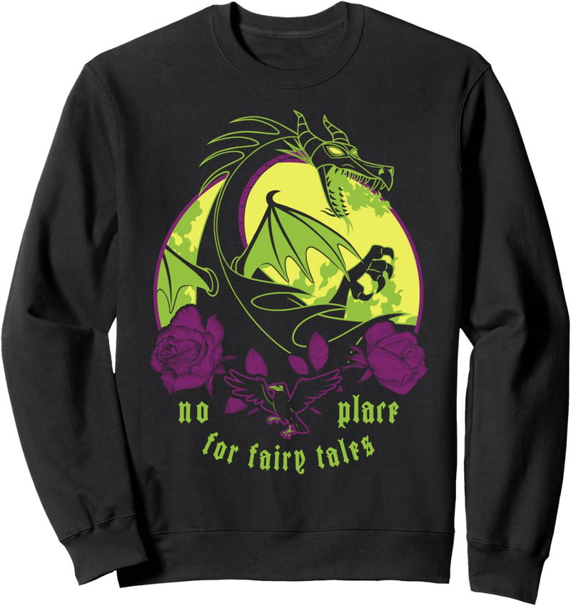 Disney Villains Maleficent Dragon No Place For Fairy Tales Sweatshirt