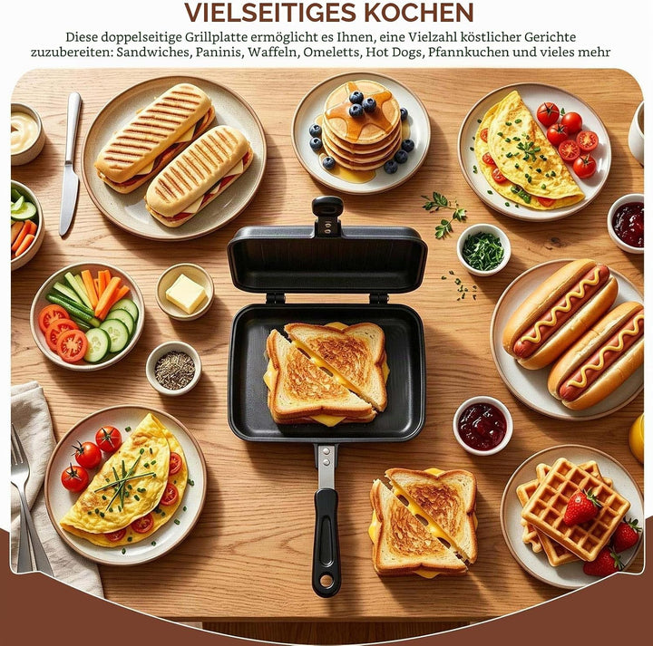 Frühstücks-Sandwichmaker Sandwich-Toaster, Camping-Sandwich-Maker, The Deep Fill Sandwich Toaster, b