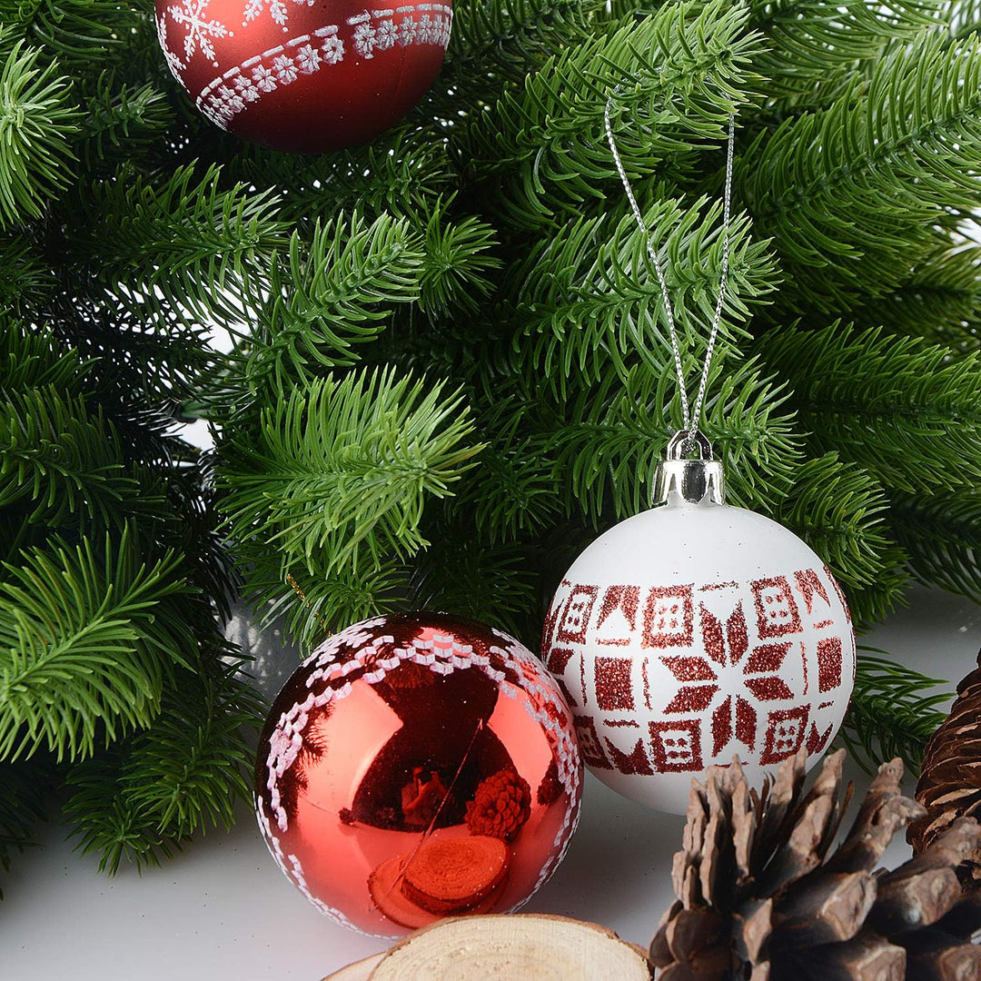 JK künstliche Tannenzweige für Weihnachtsdekoration und Heimdekoration, 50 Stück, 50 Stück