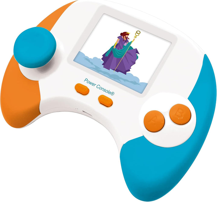 LEXIBOOK - Console éducative bilingue Français/anglais - Avec écran LCD 2,8 pouces - orange/bleu -JC