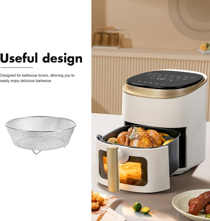 POPETPOP BBQ-bratkorb Grillspiessmacher Fritteuse Kocher Toaster Ofenblech Airfryer Elektroherd Back