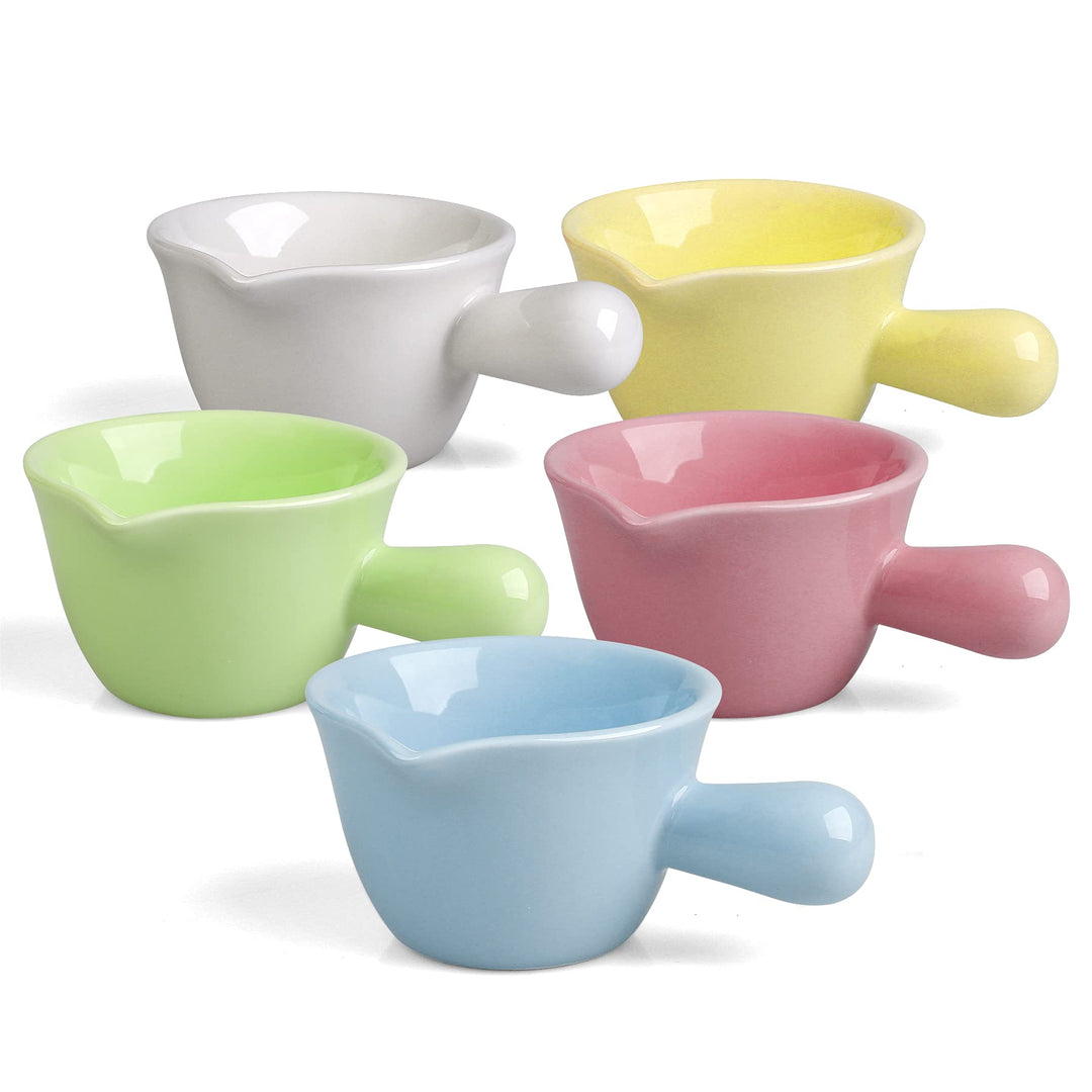 5er-Set Saucenschälchen Keramik Snackschale Klein Gewürzschale Snackschalen & Dipschalen Milchkännch
