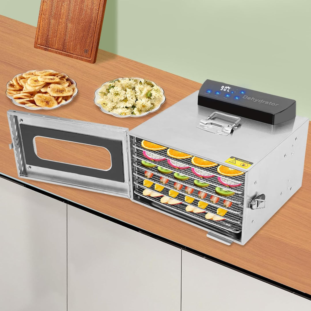 Dried Fruit Machine Mit Touchpanel, Sechs Ebenen, 400W | Robuster Stahl Für Küchen Oder Familien, Pr