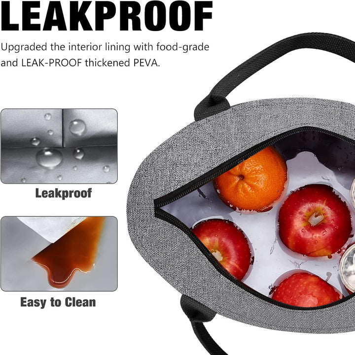 AOSBOS Kühltasche Klein Leicht Lunch Tasche Isoliertasche zur Arbeit Schule Faltbar Wasserdicht Reis