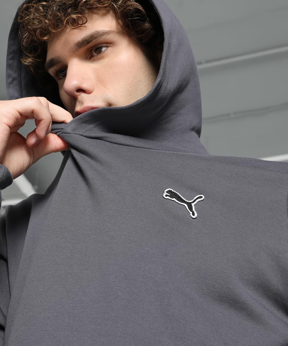 PUMA Herren Better Essentials Hoodie FL Sweat (1er Pack), Galaktisches Grau