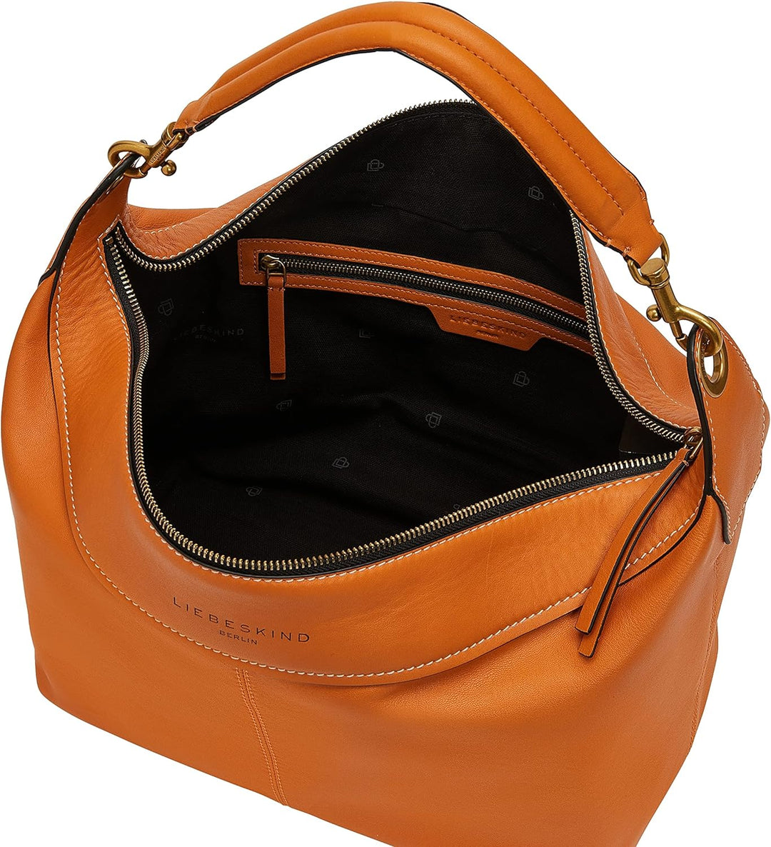 Liebeskind Damen Liza Hobo M Pumpkin, Pumpkin