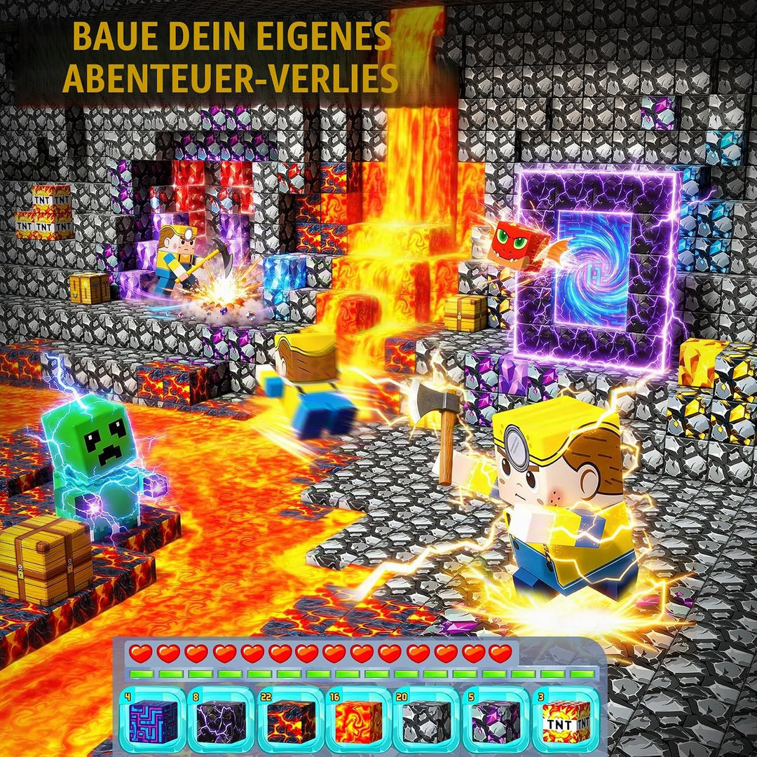 Magnetische Bausteine - 216 Teile Magnetbausteine Magnetspielzeug - Magnetisches Bausteine Blöcke Ki