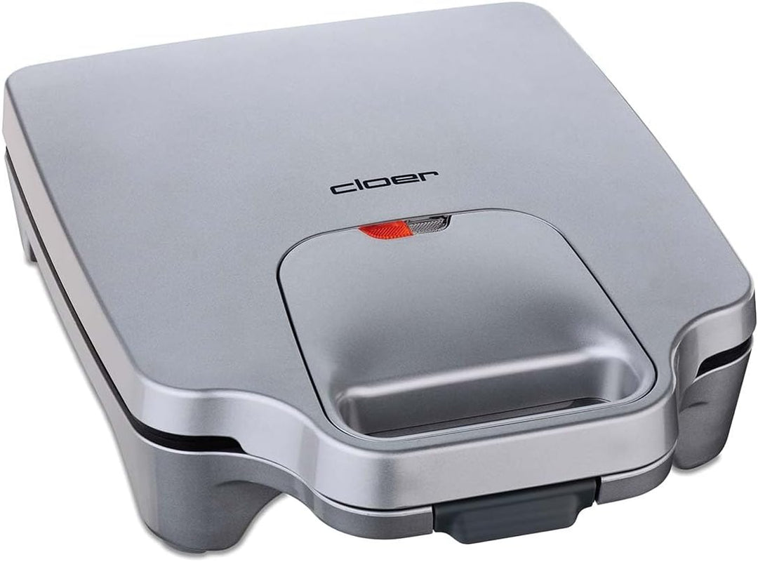 Cloer 6269 Sandwichmaker XXL / 1800 W / für 4 Sandwiches / American Toast / XXL-Füllung / optische F