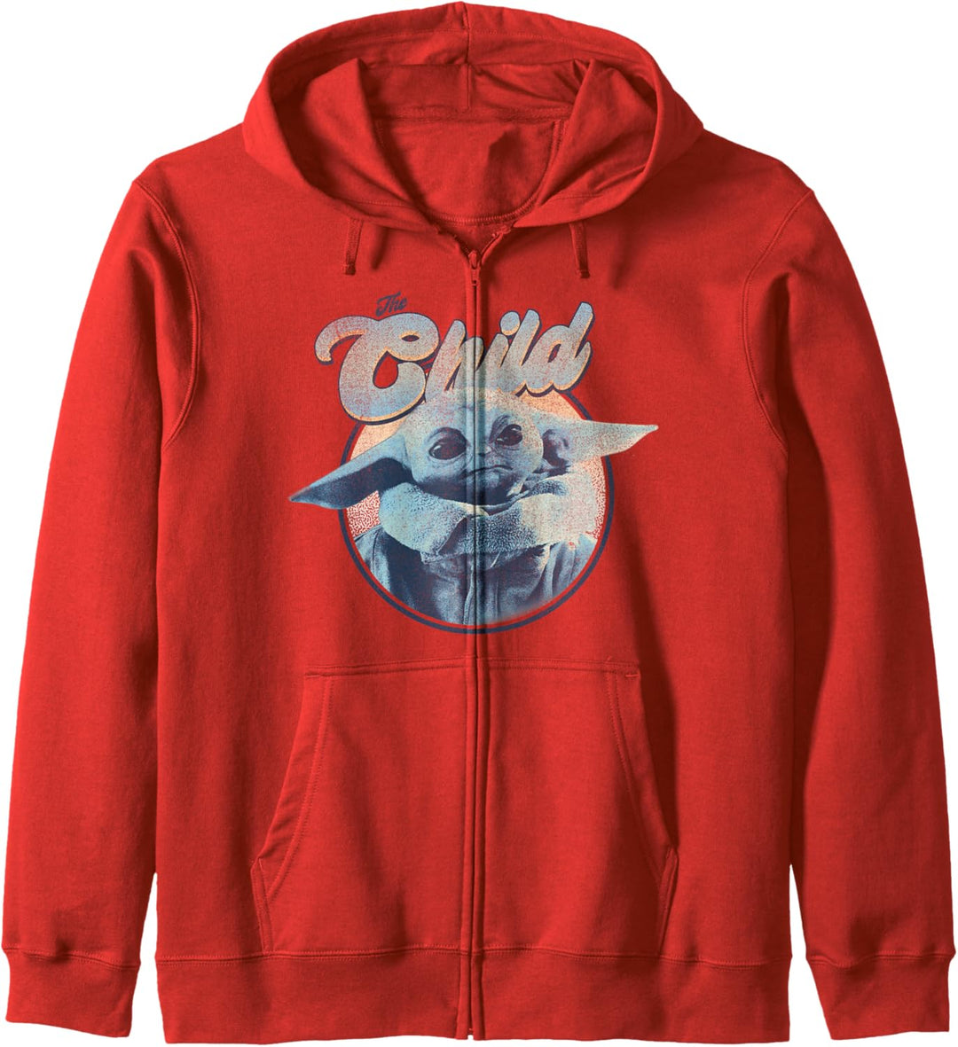 Star Wars Mandalorian The Child Retro Circle Kapuzenjacke