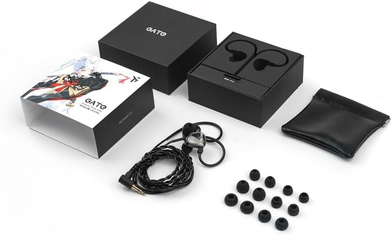 Truthear Gate In-Ear-Kopfhörer, dynamischer Treiber, 3,5 mm, austauschbares Kopfhörerkabel, ohne Mik