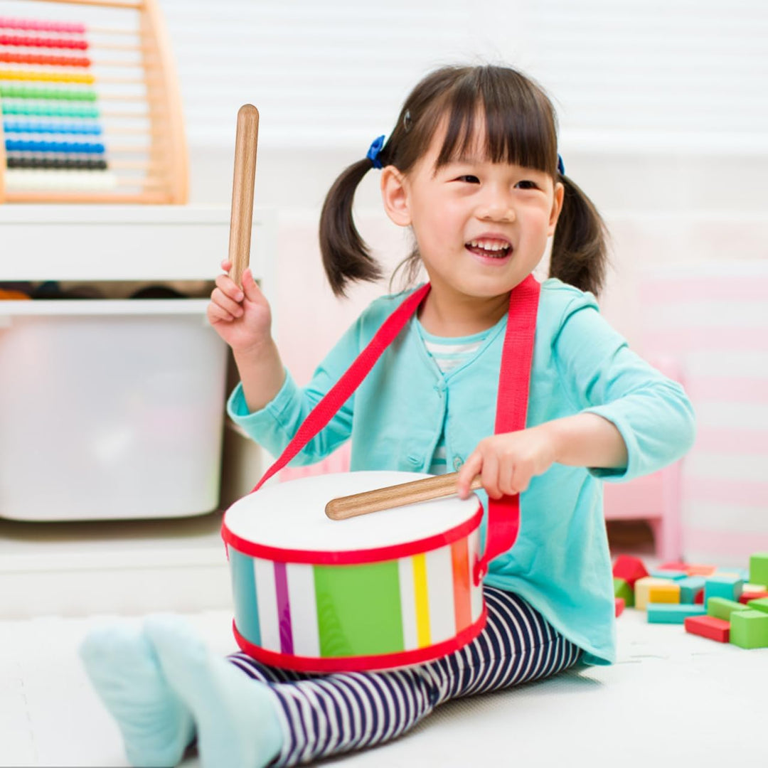 4 Stück Holz Musikinstrumente Set Für Kinder – Rassel-Eier Und Klanghölzer Perfekt Für Rhythmusspiel