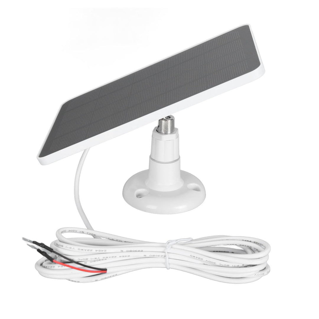 Solarpanel-Stromversorgung für Google Nest, Eufy Doorbell 2K, IP66 Wasserdichtes Solarpanel mit 5 V