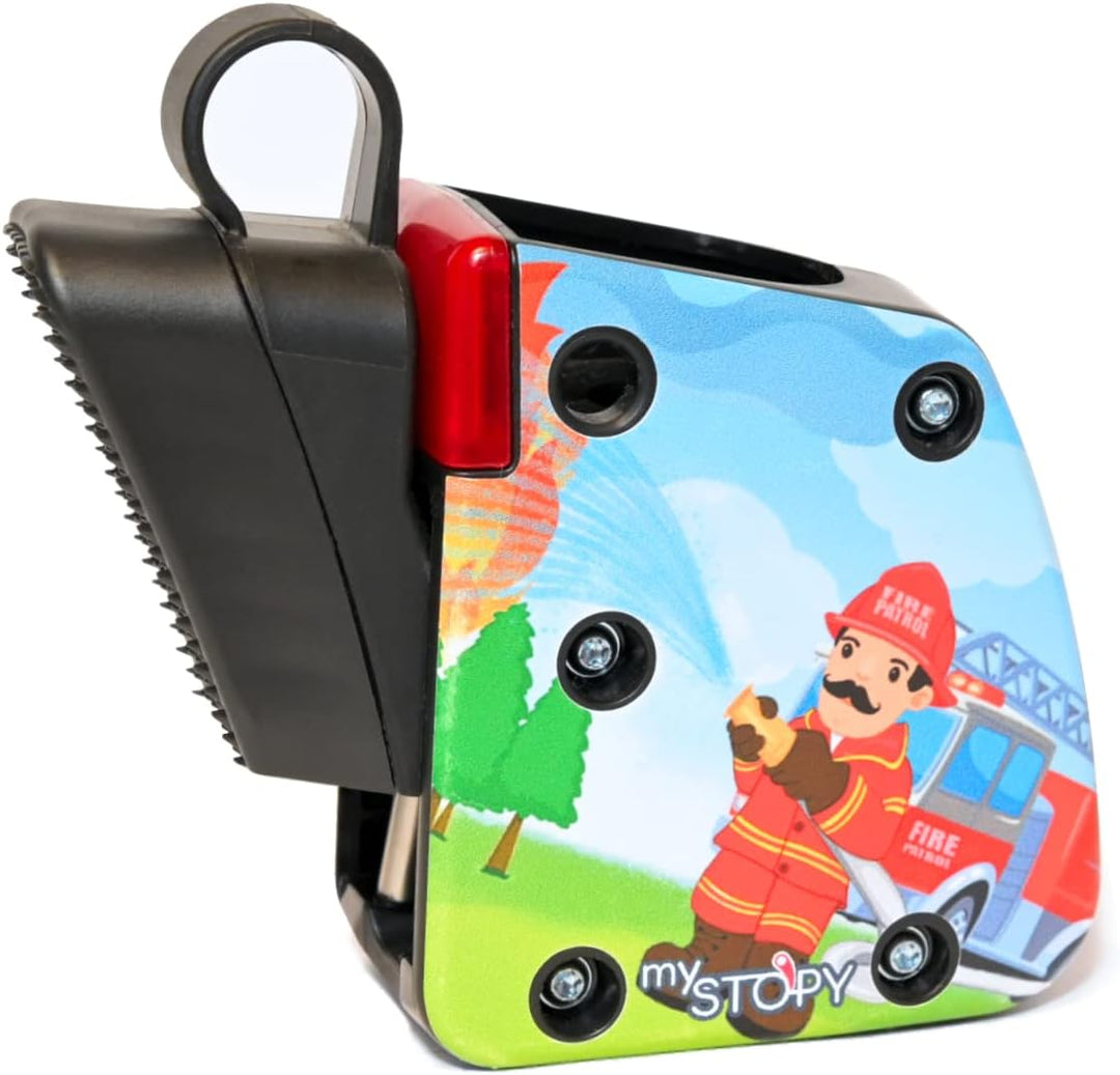 mySTOPY Bremsassistent für PUKY Modell LR M/LR M Classic mit Motiv (Feuerwehr) I für Kinder ab 2 Jah