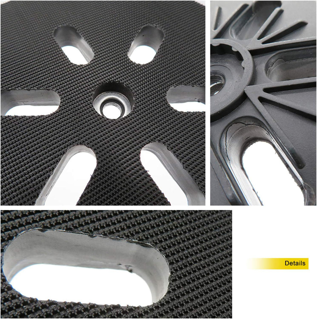 SHEAWA Schleifunterlage mit Klettverschluss, 6 Löchern, 150 mm
